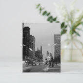 Chicago Michigan Avenue bij 6 maart 1967 Briefkaart (Staand voorkant)