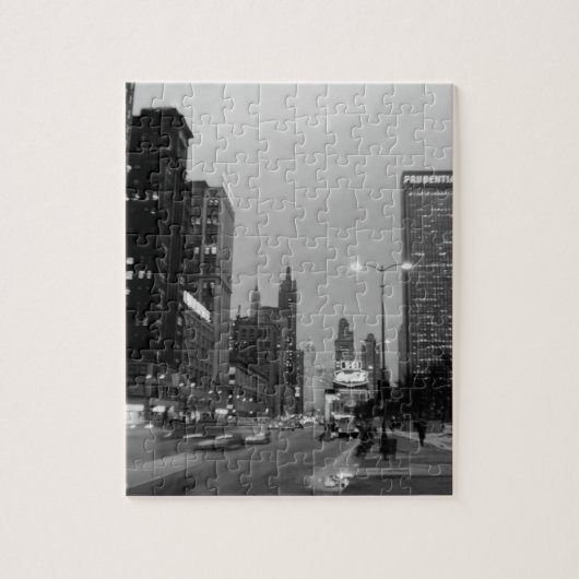 Chicago Michigan Avenue bij 6 maart 1967 Legpuzzel (Verticaal)
