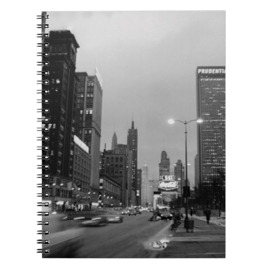 Chicago Michigan Avenue bij 6 maart 1967 Notitieboek (Voorkant)