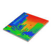 Chicago Michigan Avenue @ Night 1967 Neon Colorful Tegeltje (Zijkant)