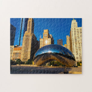 Chicago Millennium Park. Legpuzzel