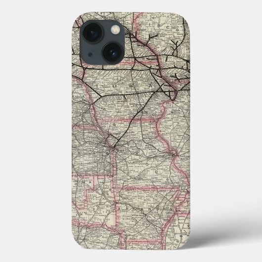 Chicago Millwaukee en St Paul Ry en verbindingen Case-Mate iPhone Case (Achterkant)