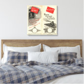 Chicago Milwaukee en St Paul Railway Canvas Afdruk (Insitu (Slaapkamer))