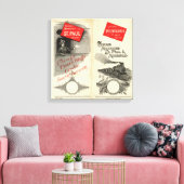 Chicago Milwaukee en St Paul Railway Canvas Afdruk (Insitu (Woonkamer))