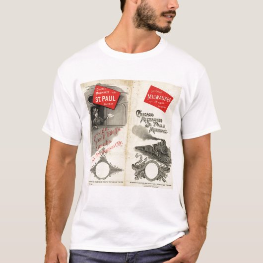 Chicago Milwaukee en St Paul Railway T-shirt (Voorkant)