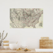 Chicago Milwaukee en St Paul Ry en verbindingen Poster (Keuken)