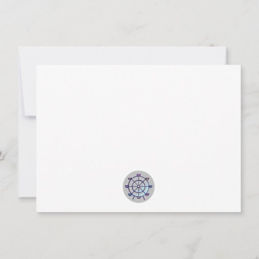 Chicago Minimalist Bachelorette uitnodiging (Achterkant)