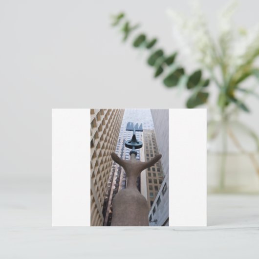 Chicago Miro scculpture Briefkaart (Staand voorkant)