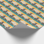 Chicago | Moderne skyline Cadeaupapier (Hoek)