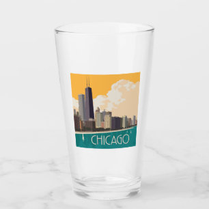 Chicago   Moderne skyline Glas