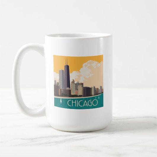 Chicago | Moderne skyline Koffiemok (Links)