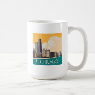 Chicago   Moderne skyline Koffiemok