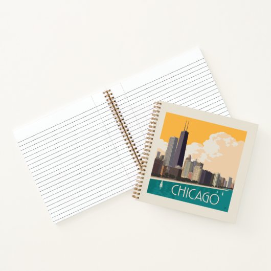 Chicago | Moderne skyline Notitieboek (Binnen)