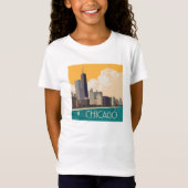 Chicago | Moderne skyline T-shirt (Voorkant)