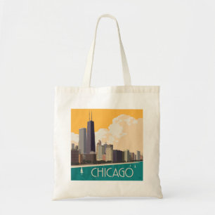 Chicago   Moderne skyline Tote Bag