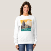 Chicago | Moderne skyline Trui (Voorkant volledig)