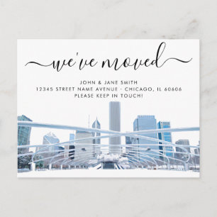 Chicago Moving Announcement Briefkaart