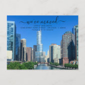 Chicago Moving Announcement Briefkaart (Voorkant)