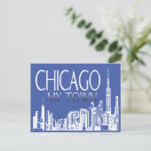 Chicago My Town Briefkaart (Staand voorkant)