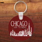 Chicago My Town Sleutelhanger (Voorkant)