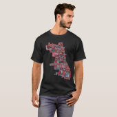 Chicago nabuurschapskaart t-shirt (Voorkant volledig)