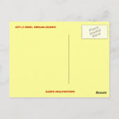 chicago nachtleven briefkaart (Achterkant)