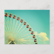 Chicago Navy Pier Ferris Wheel Briefkaart