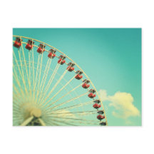 Chicago Navy Pier Ferris Wheel Briefkaart