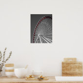 Chicago Navy Pier Ferris-wiel Poster (Keuken)