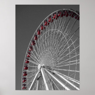 Chicago Navy Pier Ferris-wiel Poster