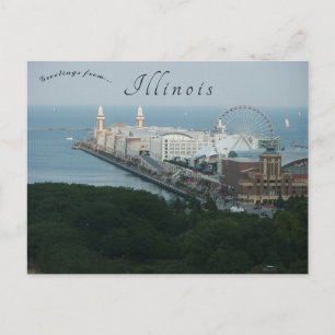 Chicago Navy Pier Illinois Briefkaart