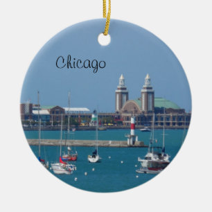 Chicago Navy Pier Keramisch Ornament