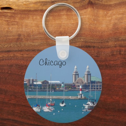 Chicago Navy Pier Sleutelhanger (Voorkant)