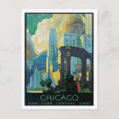 Chicago New York Central Lines Briefkaart (Voorkant)