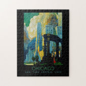 Chicago ~ New York Central Lines Legpuzzel (Verticaal)