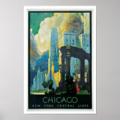 Chicago ~ New York Central Lines Poster (Voorkant)