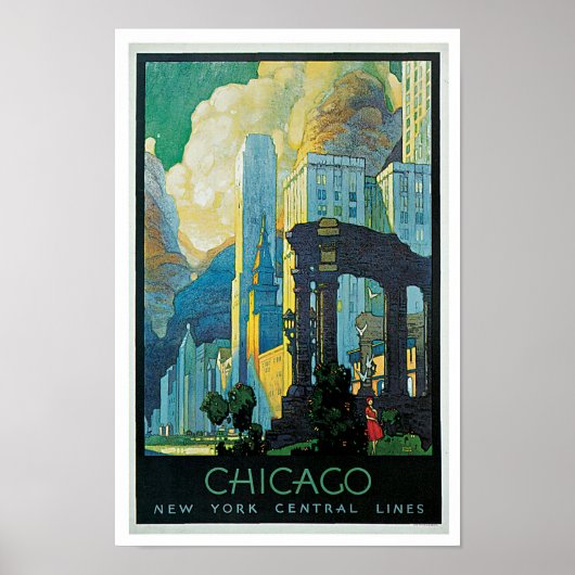 Chicago ~ New York Central Lines Poster (Voorkant)