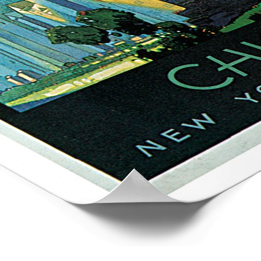 Chicago ~ New York Central Lines Poster (Hoek)