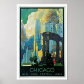 Chicago ~ New York Central Lines Poster (Voorkant)