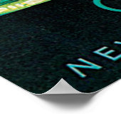 Chicago New York Central Lines Travel Poster (Hoek)