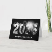 Chicago Nieuwjaar 2026 Zakelijk Bedankt (Voorkant)