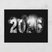 Chicago Nieuwjaar 2026 Zakelijk Bedankt Briefkaart (Voorkant)