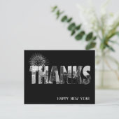Chicago - Nieuwjaar Business - Bedankt Briefkaart (Staand voorkant)