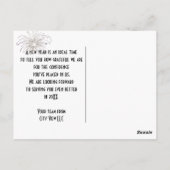 Chicago - Nieuwjaar Business - Bedankt Briefkaart (Achterkant)