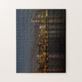 Chicago Night Cityscape Legpuzzel (Verticaal)