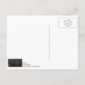 Chicago Night Cityscape Thinking You Briefkaart (Achterkant)