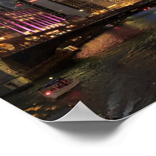 Chicago, Night Poster (Hoek)