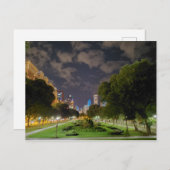 Chicago Night Sky briefkaart (Voorkant / Achterkant)