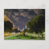 Chicago Night Sky briefkaart (Voorkant)
