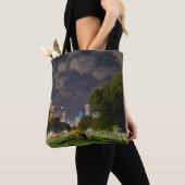 Chicago Night Sky Canvas tas (Dichtbij)